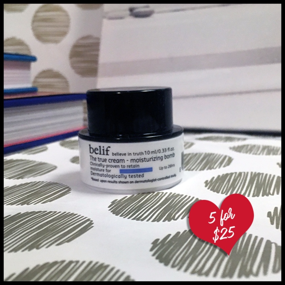 Belief True Cream Moisturizing Bomb deluxe sample